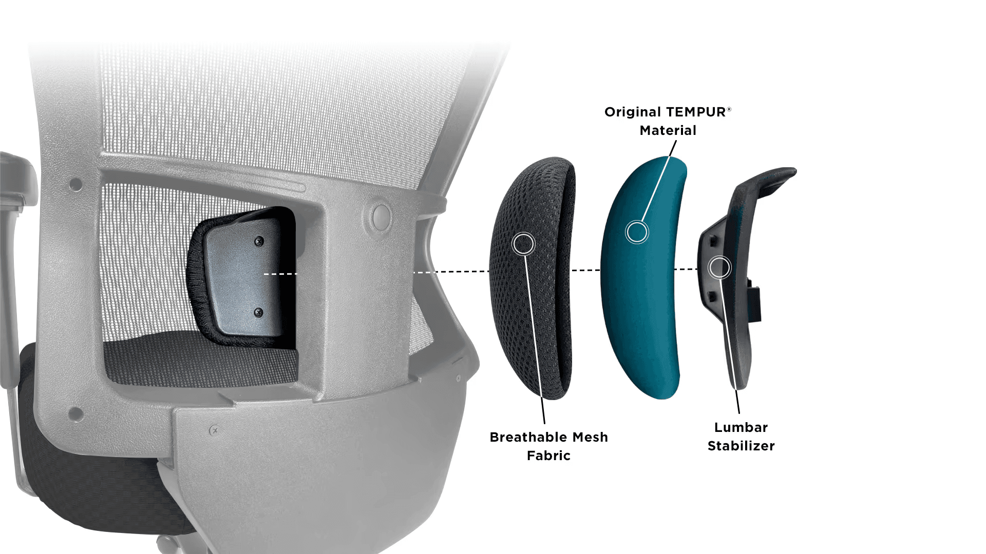 TEMPUR-Lumbar Support™ Office Chair - Layton Health