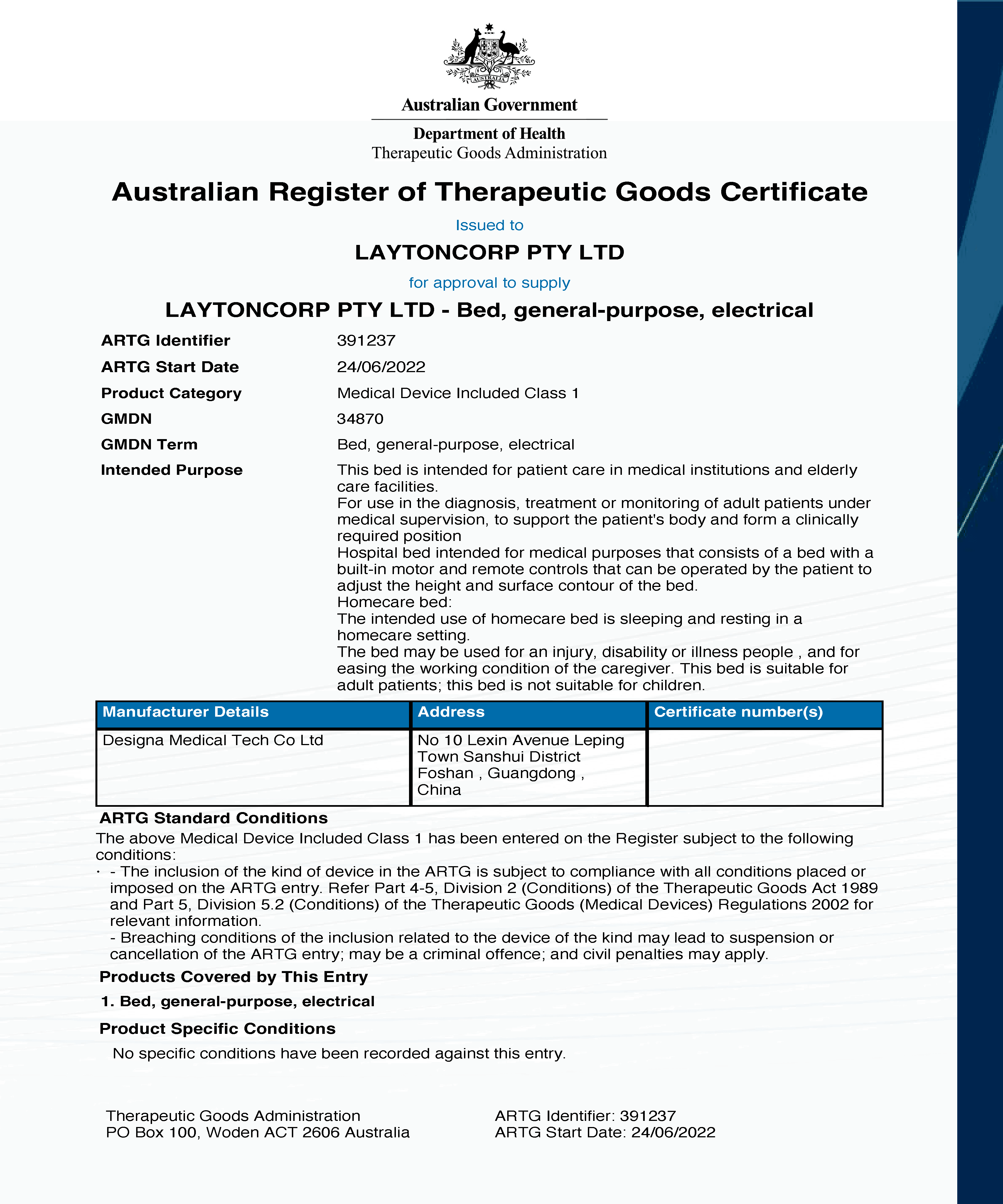 Electric hospital bed - Layton Health