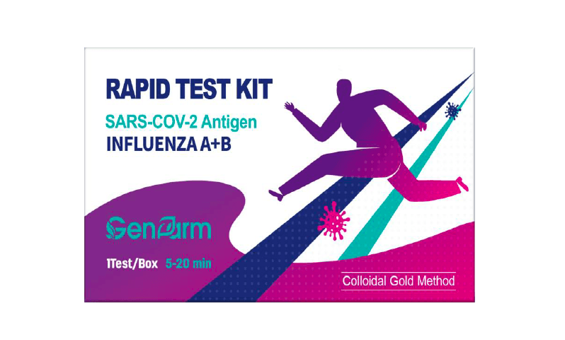 Genfarm (SARS-COV-2) Antigen/Influenza A+B Detection Kit - Layton Health