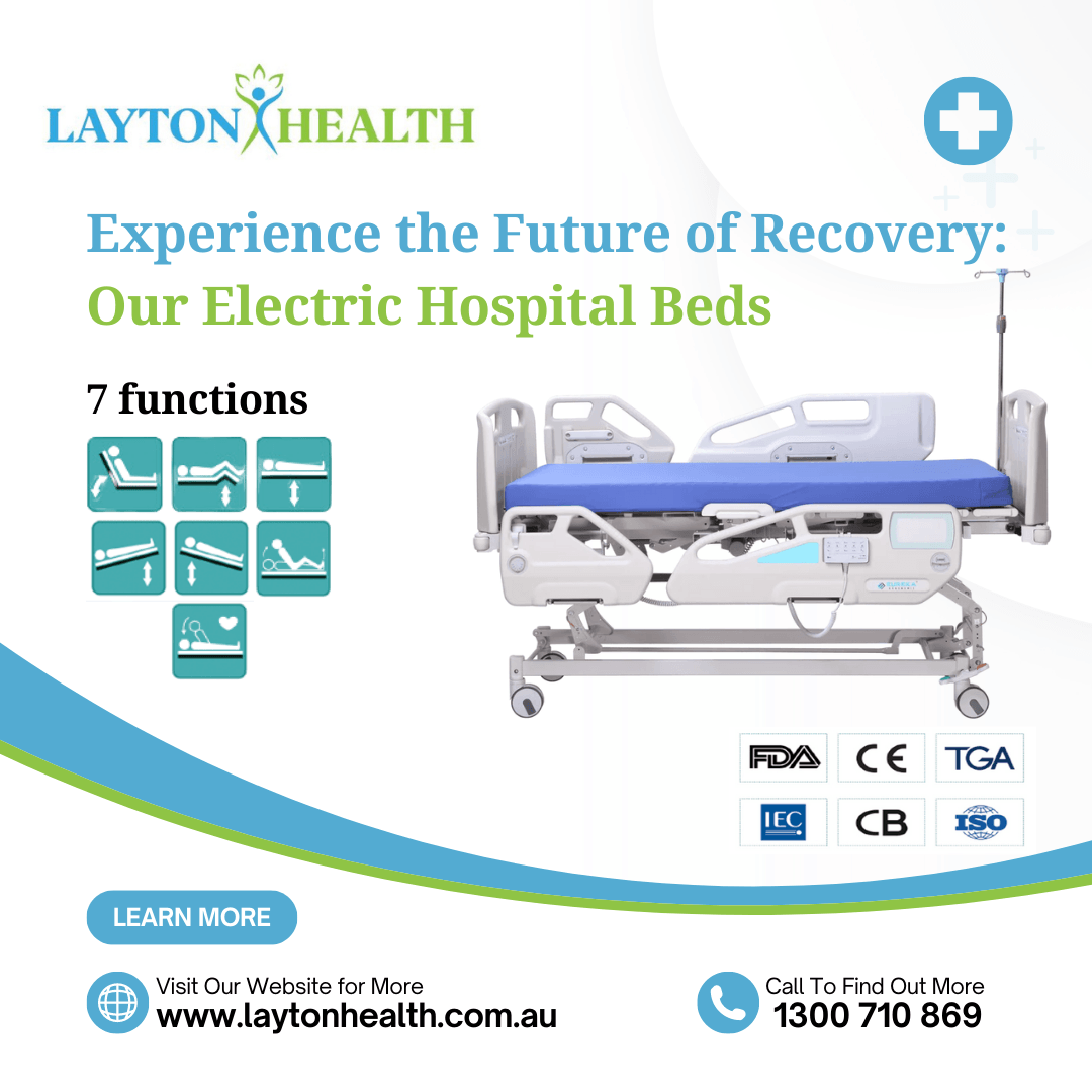 Revolutionise Patient Care with the 7-Function Electric Hospital Bed - Layton Health